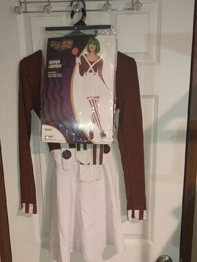 Oompa Loompa Costume - Brown and White